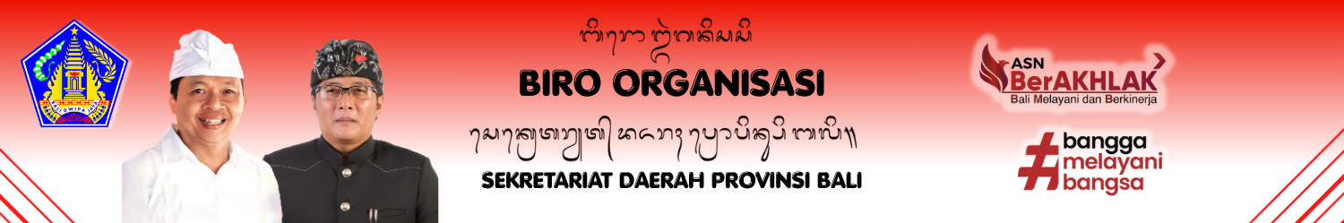 BIRO ORGANISASI SETDA PROVINSI BALI